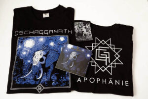 Till Steinberger Dschagganath EP merch kit featuring album artwork and band merchandise from 2018